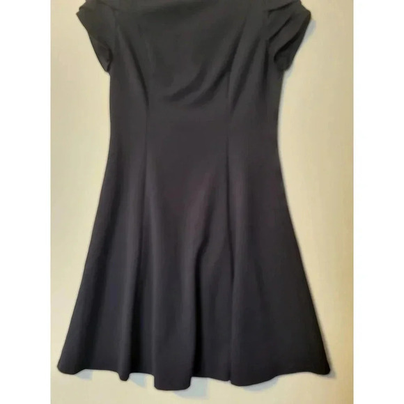 DKNY Blue Fit Flare Dress Size 4 1J - Picture 5 of 7